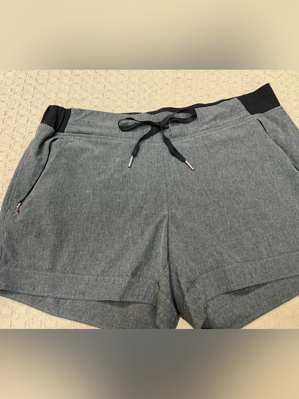 Calia Grey Women’s Shorts with Black Trim Size L